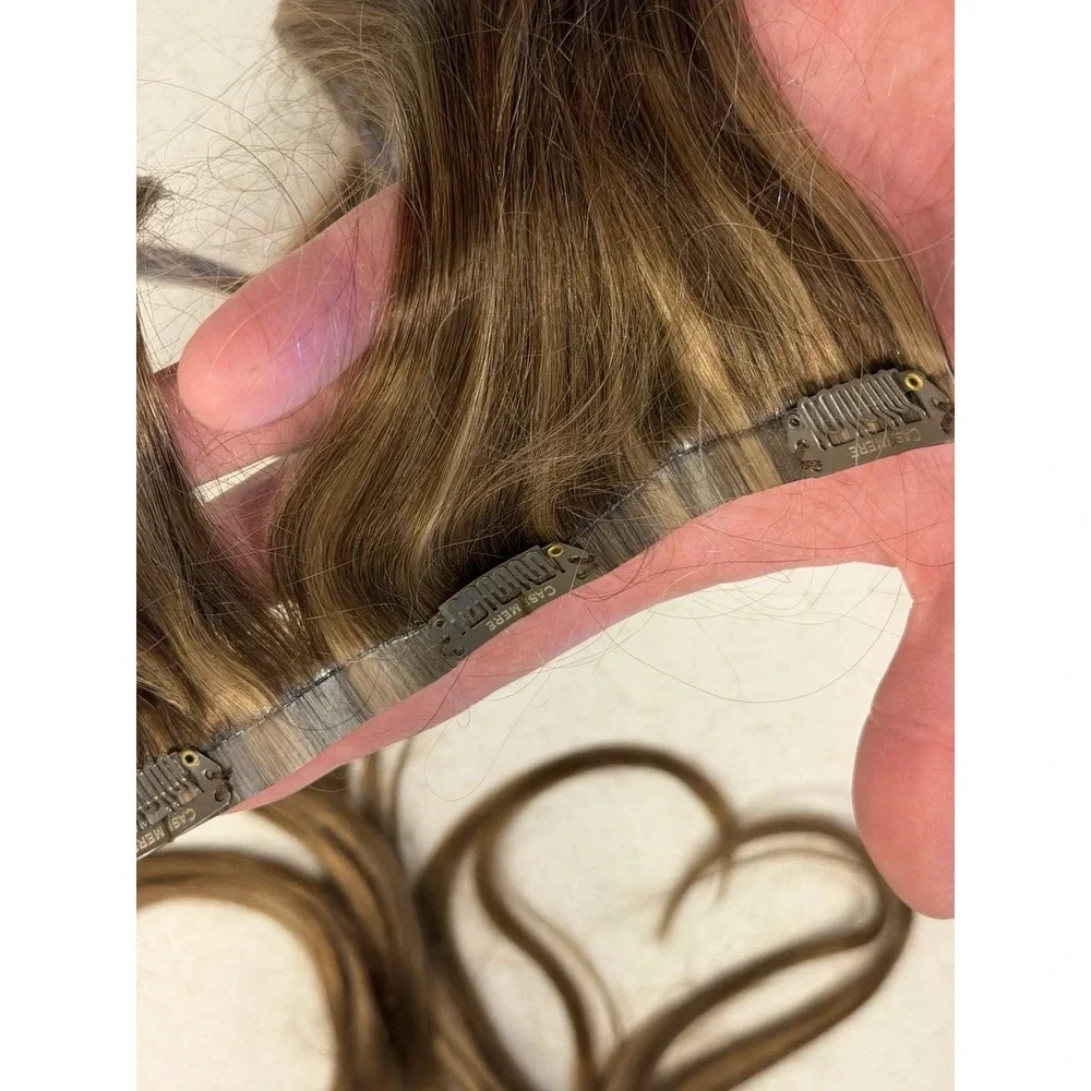 Brown Clip-In Extensions 13 inch - 3 Piece Set